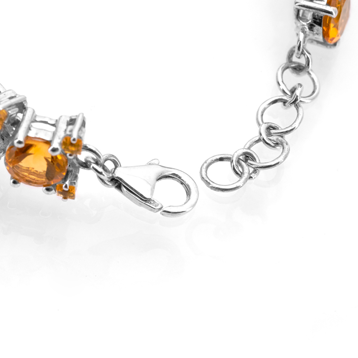 Bracelet citrine argent Clarity